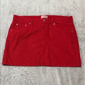 Universal Thread Bright Red Mini Skirt